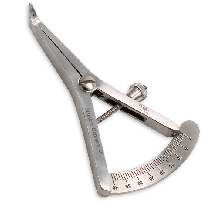 A.Titan - Caliper, 30 Degree Angled Tips, 0-40mm, 3.5